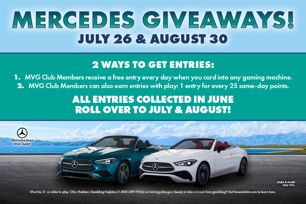 JULY MERCEDES GIVEAWAY