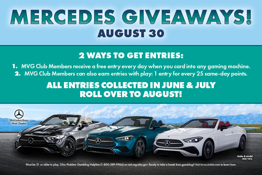 JULY MERCEDES GIVEAWAY