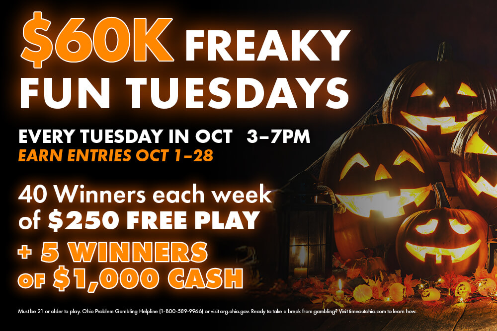 $60k FREAKY FUN TUESDAYS