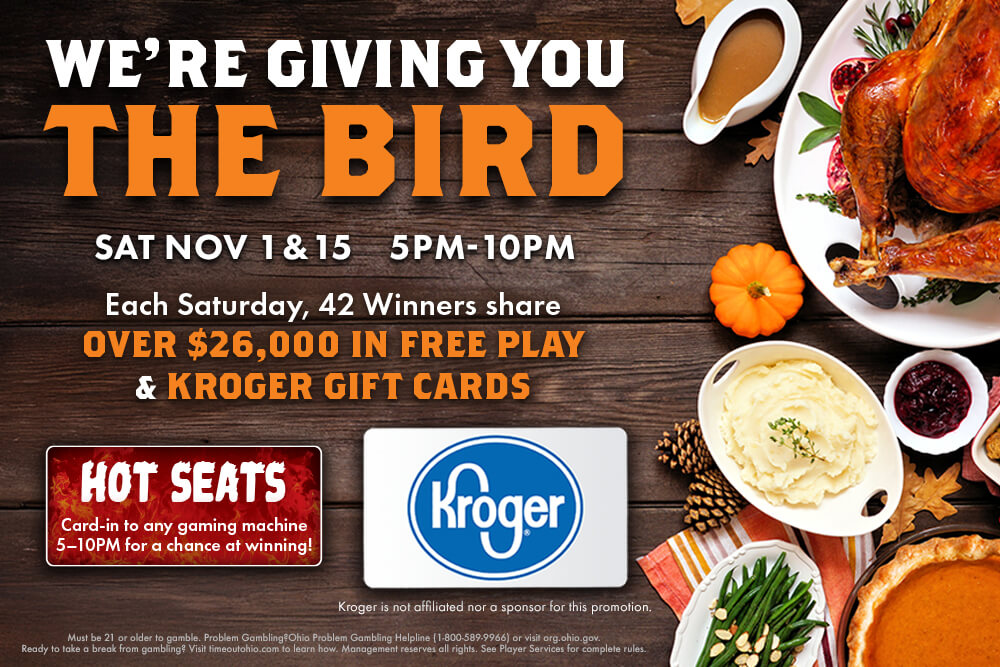 WE'RE GIVING YOU THE BIRD