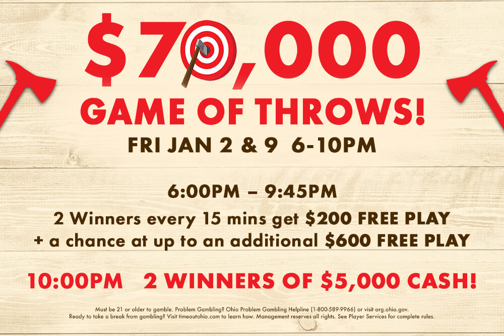 $70K GAME OF THROWS